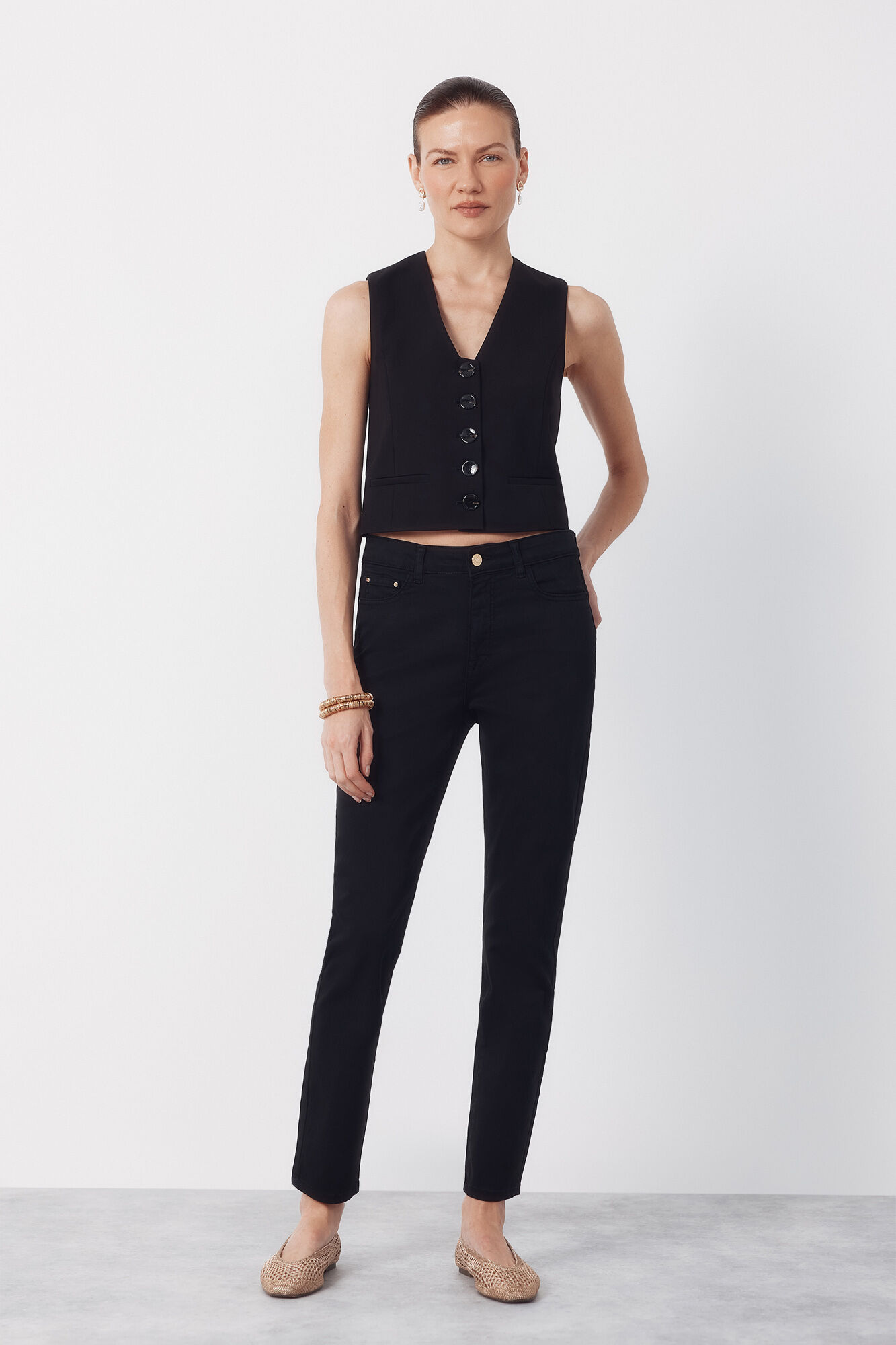 Cortefiel Jeans Sensational Pitillo color