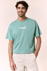 OOTO Washed graphic T-shirt Green