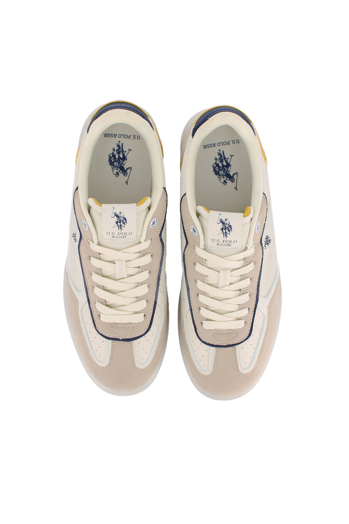 Us Polo Cal&ccedil;ado casual de homem Branco