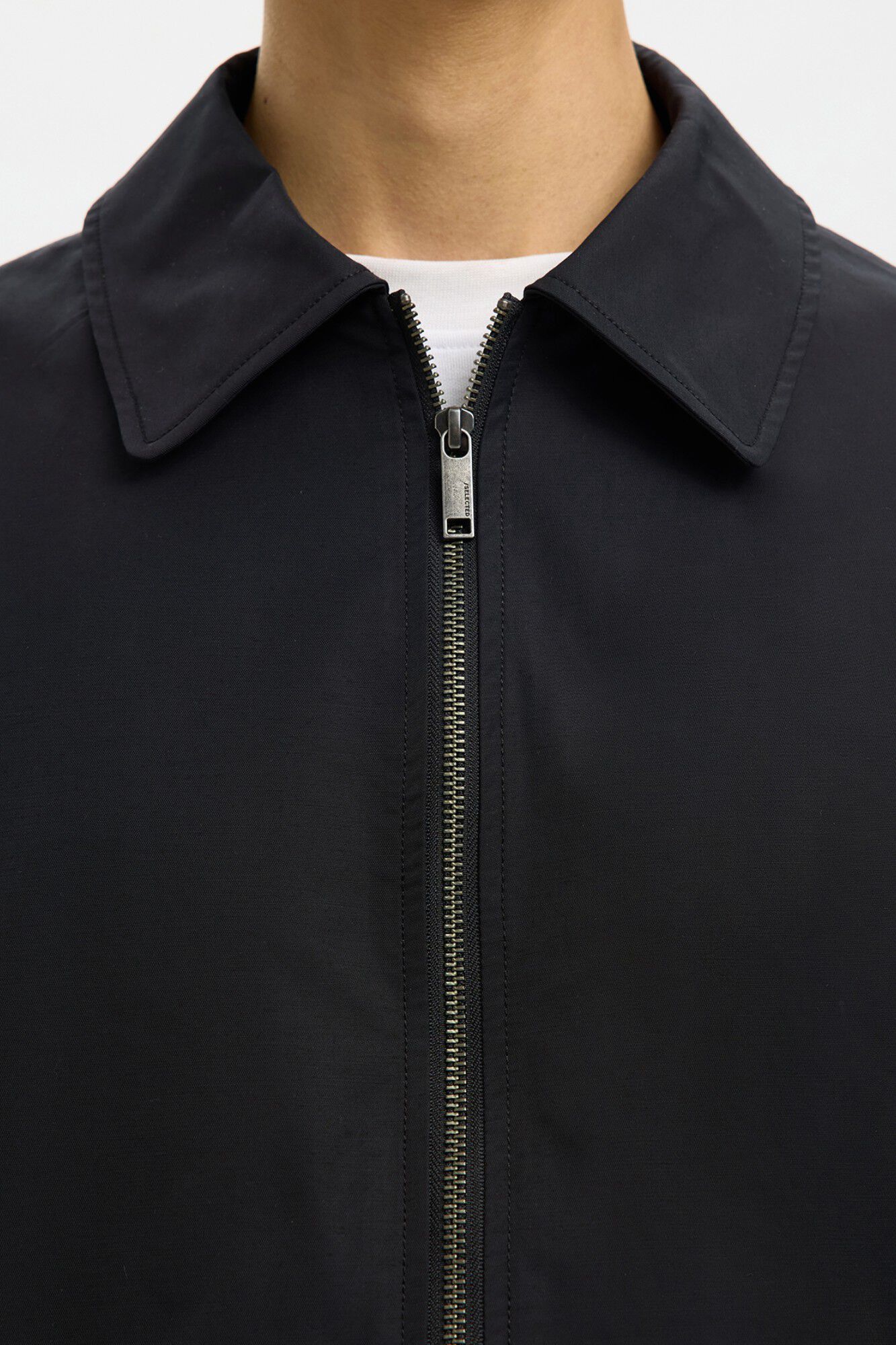 Selected Lightweight zip fastening jacket