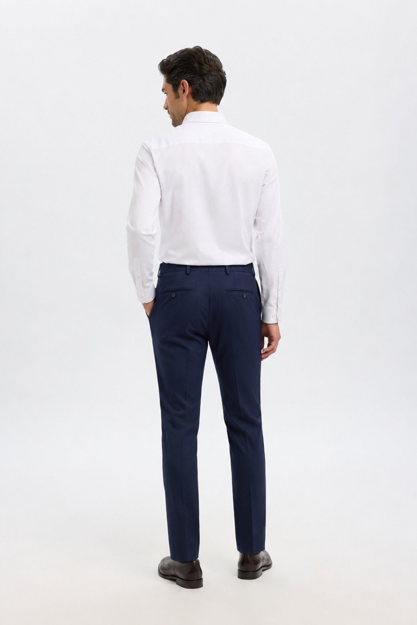 Selected Slim Fit suit trousers Navy