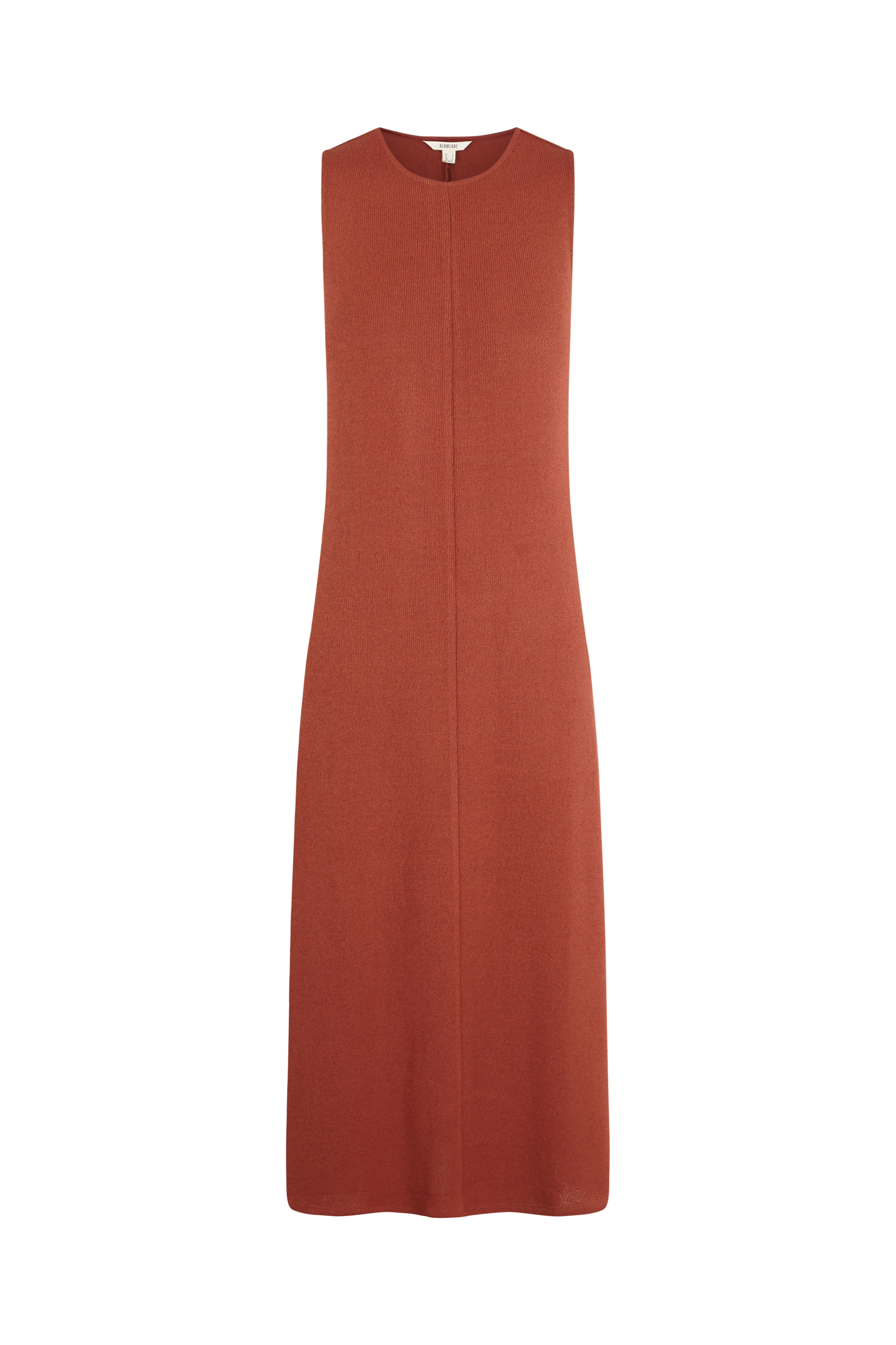 Slowlove Structured basic dress Brown