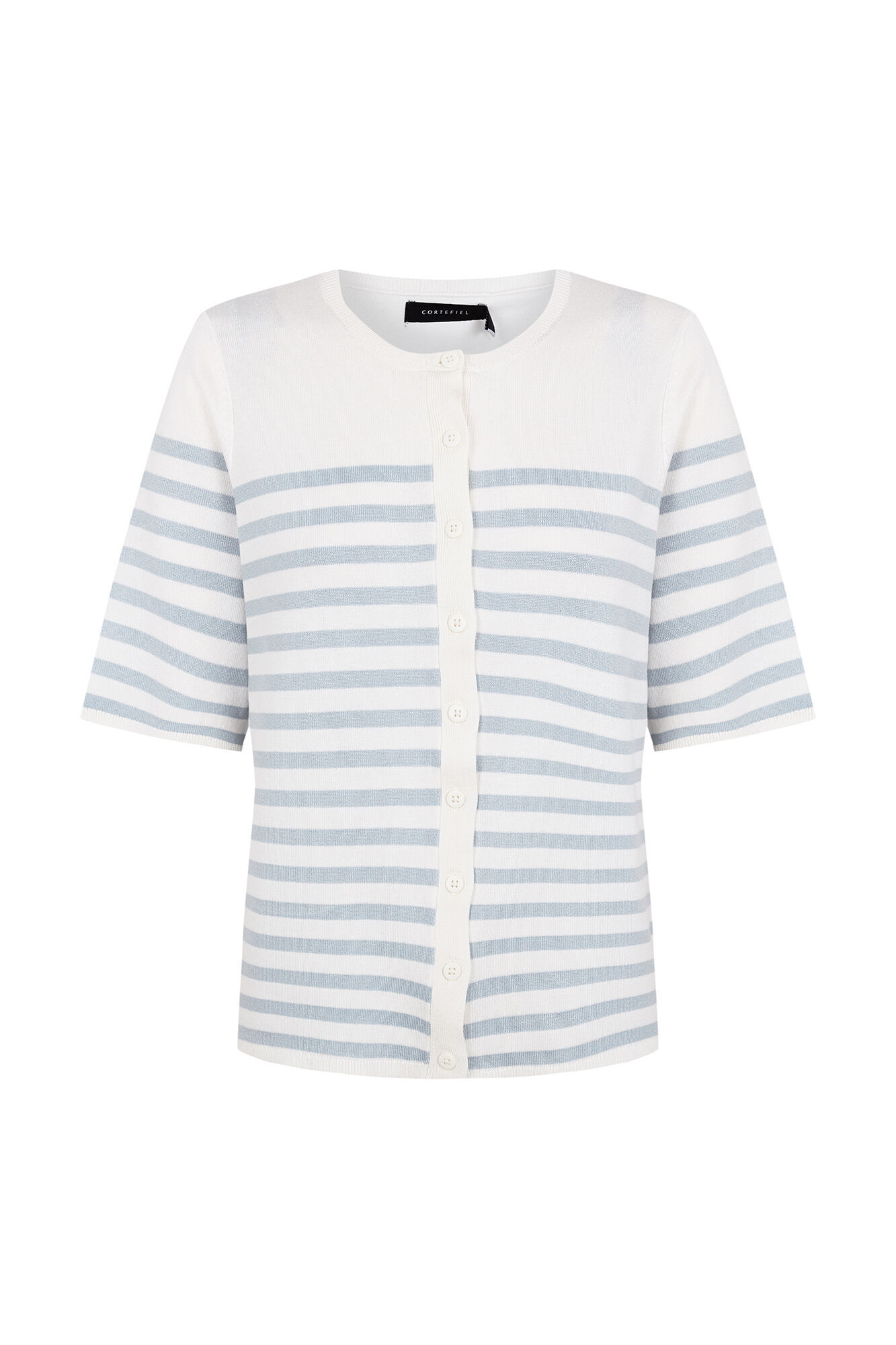 Cortefiel Short sleeve jacket Blue