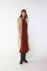Slowlove Ribbon knit jacket Ivory