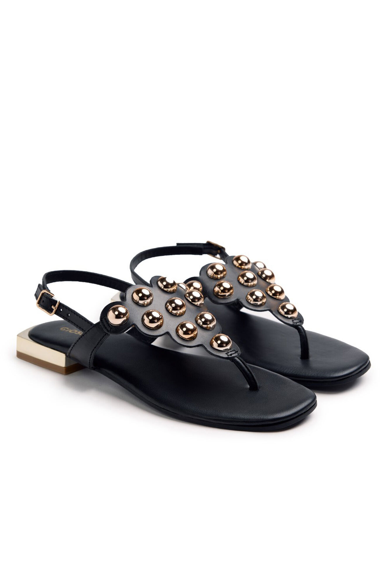 Gioseppo Leather studded sandals kaduna