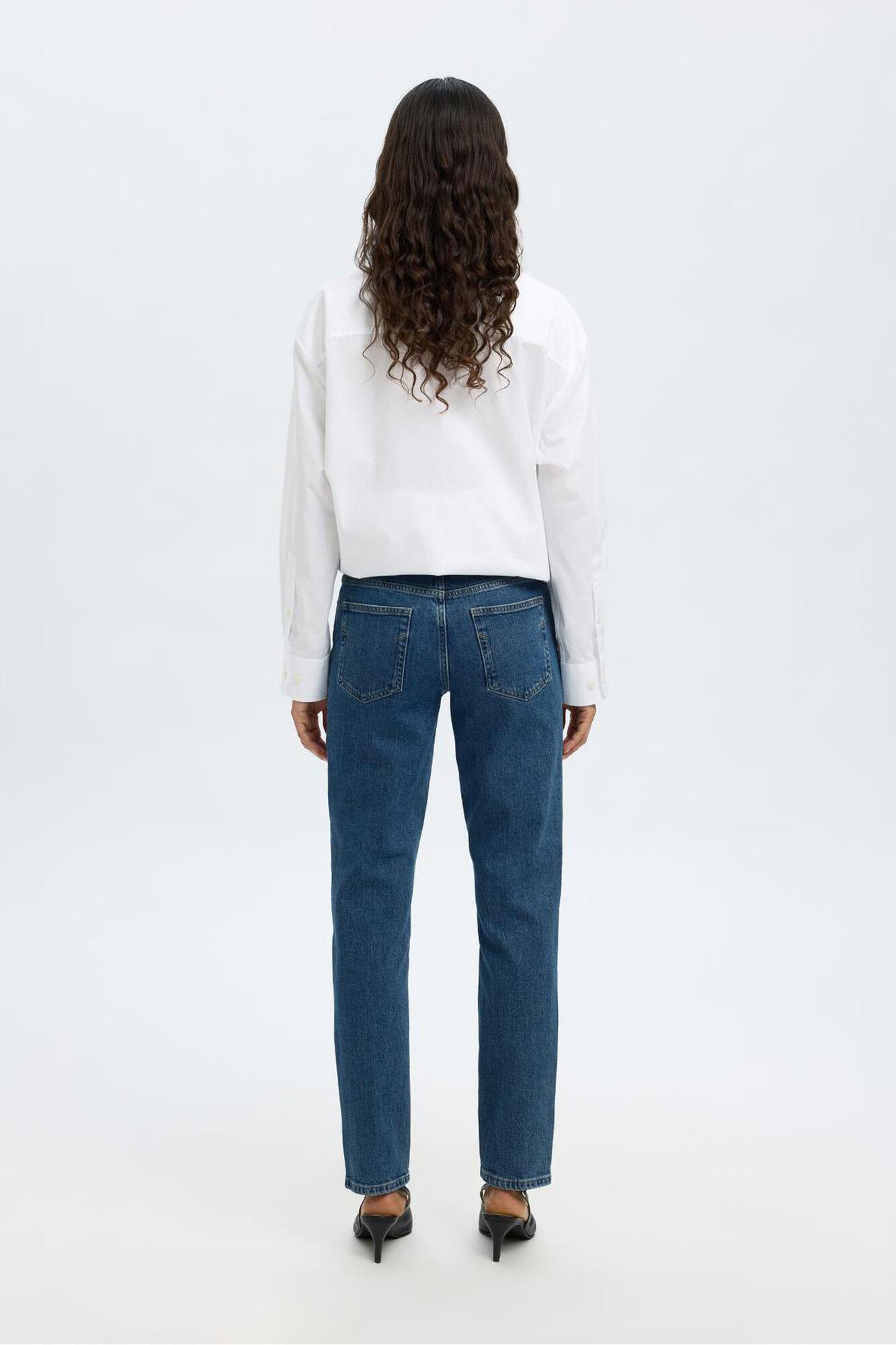 Selected Cal&ccedil;a jeans Slim Fit. Azul