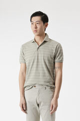 PuroEGO Lichen cotton dobby polo shirt Green