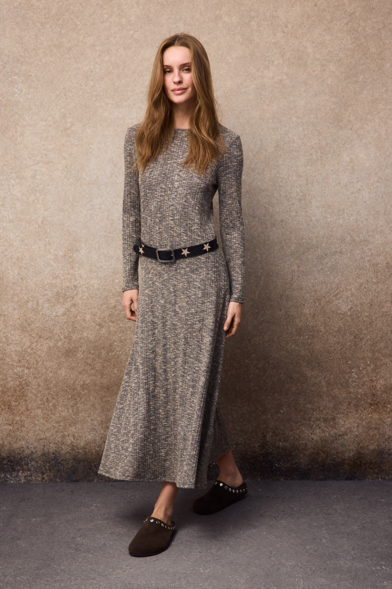 Slowlove Melange long dress