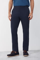 Cortefiel Lightweight slim technical chinos Navy