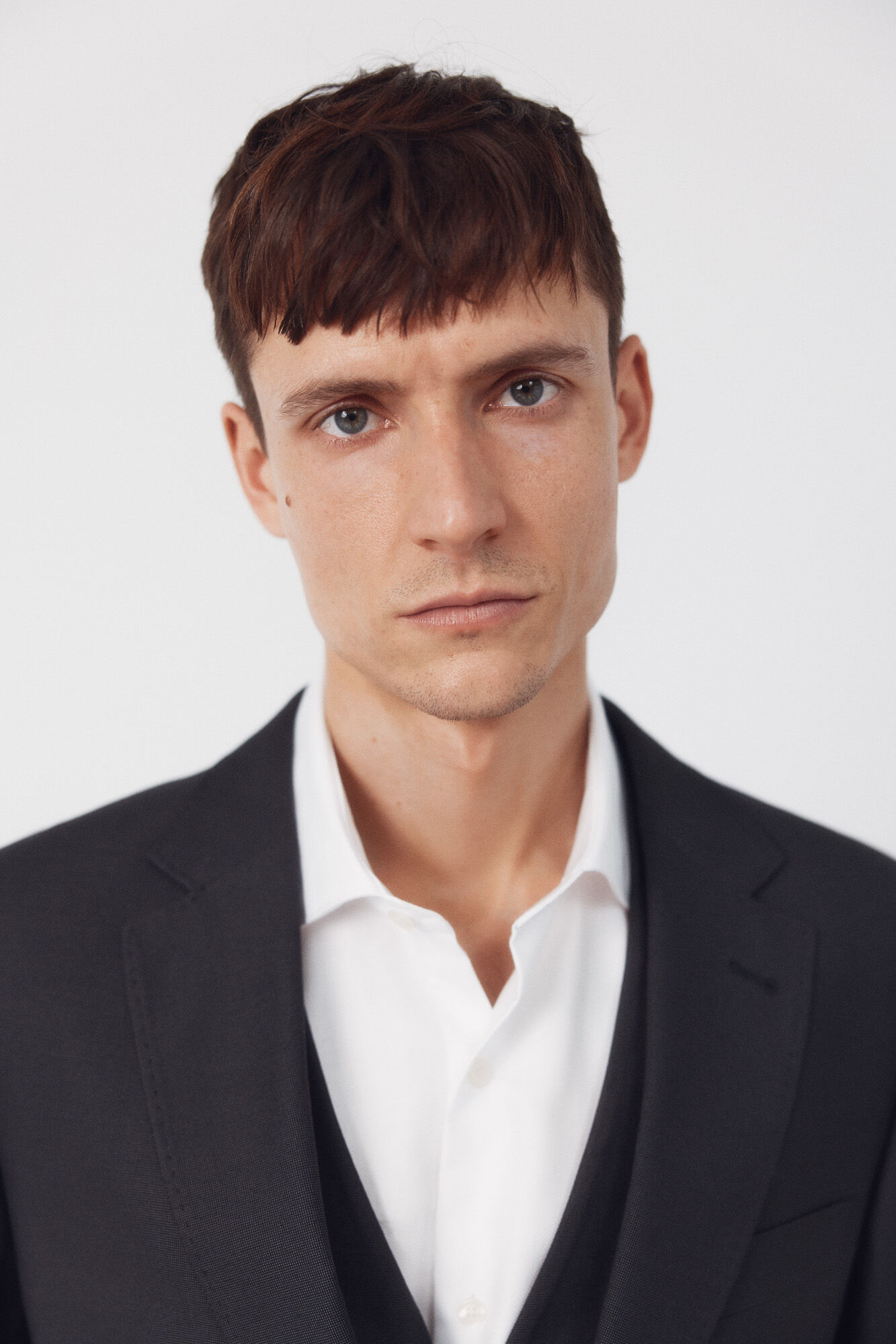 Cortefiel Structured blazer Serie XXI Dark grey