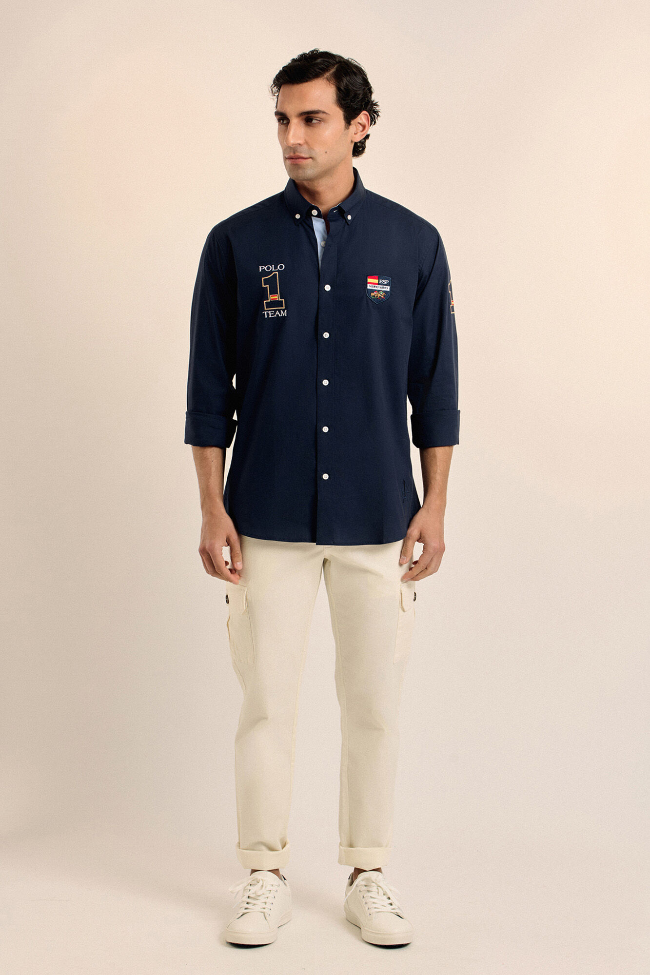 Valecuatro Camisa da Espanha Azul