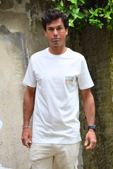 Cloking Lobster T-shirt Printed white