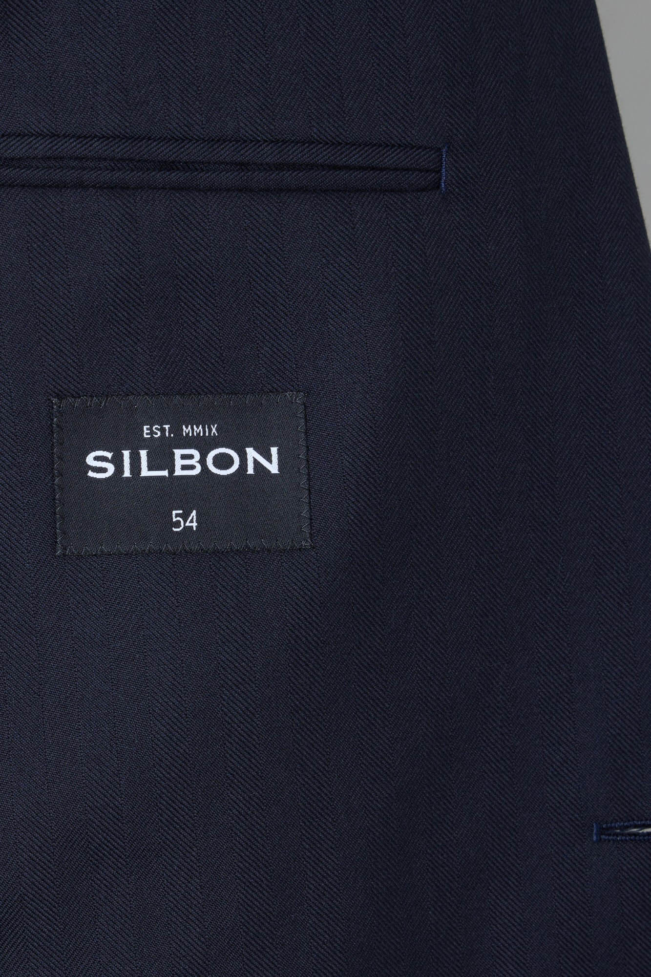 Silbon Herringbone Navy