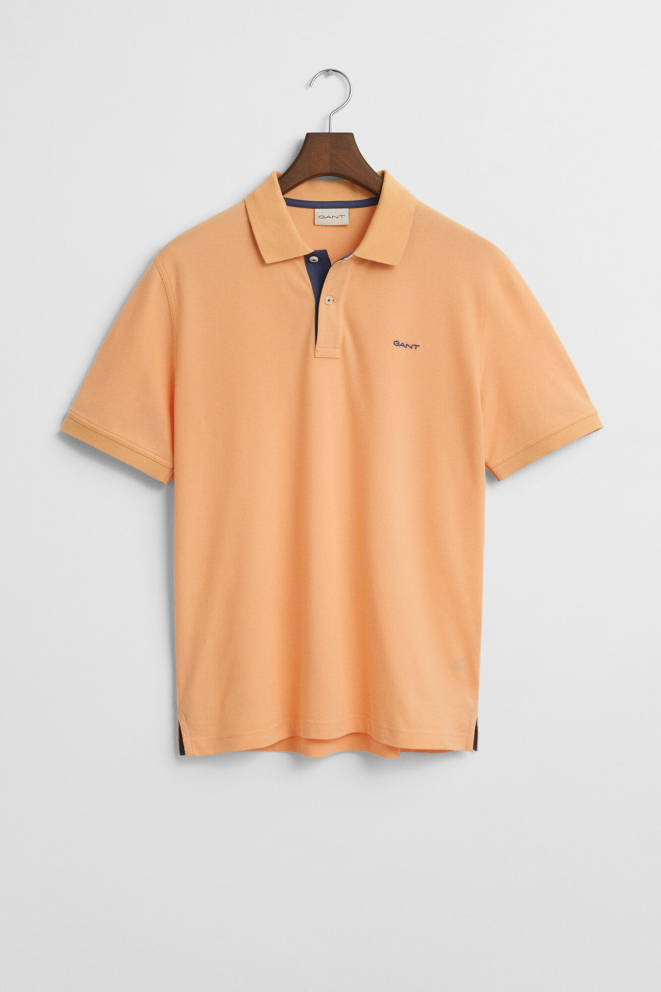 Gant Contrast piqu&eacute; polo Orange