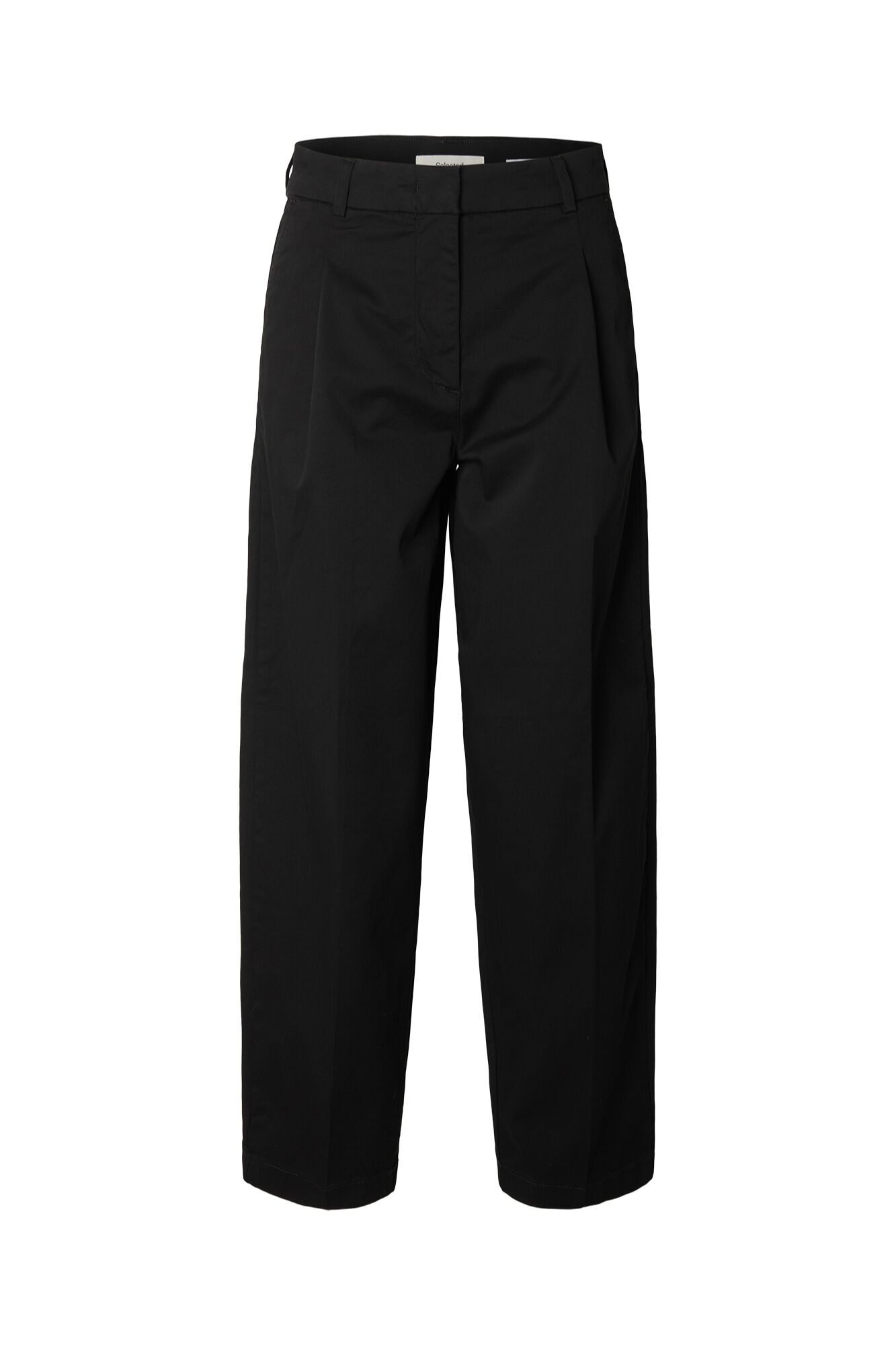 Selected Cal&ccedil;a barrel em algod&atilde;o org&acirc;nico Preto