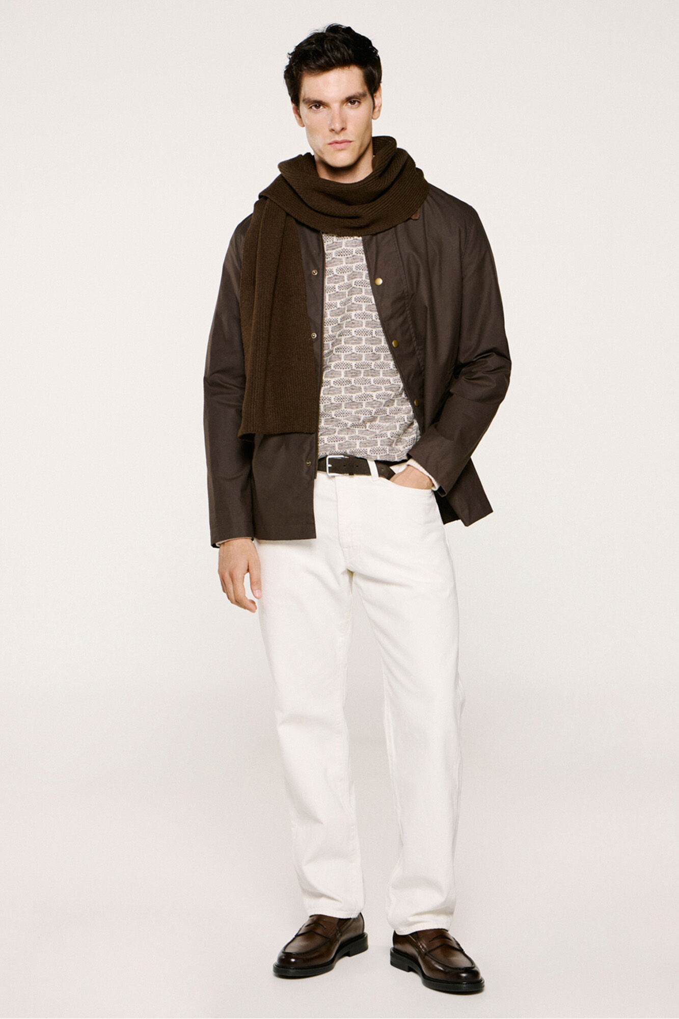 Selected Waxed cotton jacket