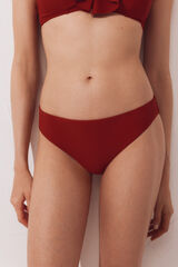 Cortefiel Classic coverage bikini bottoms Red