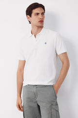 Cortefiel Polo shirt link structure White