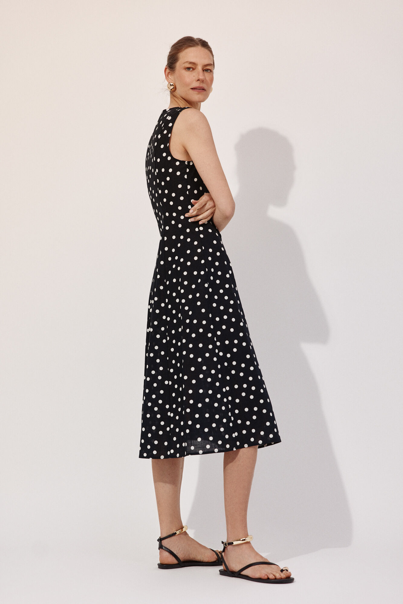 Cortefiel Print dots dress