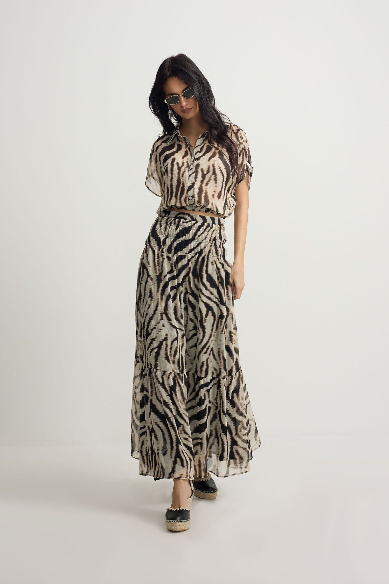 Silbon Animal print blouse
