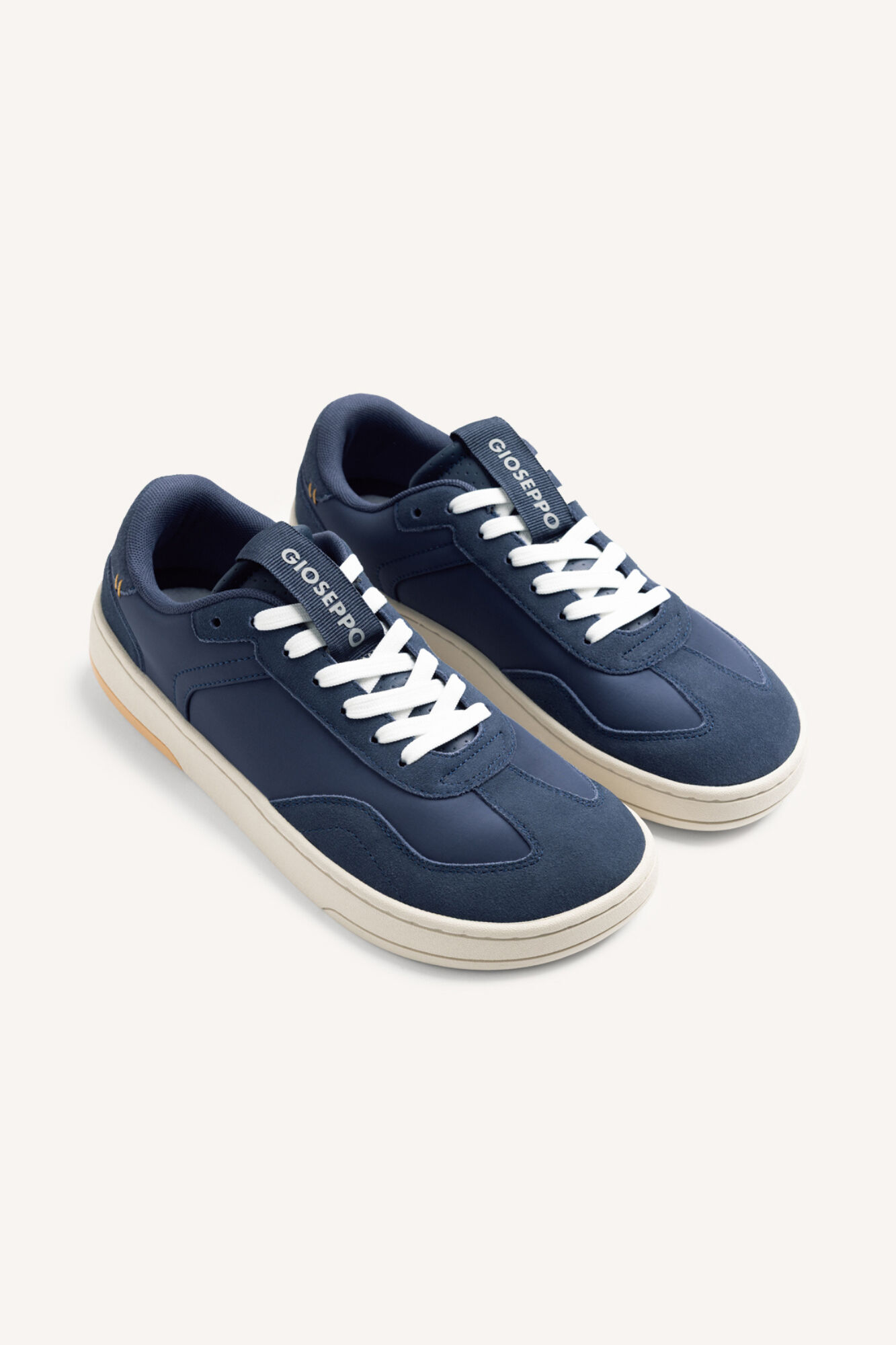 Gioseppo Masasi leather trainers Navy