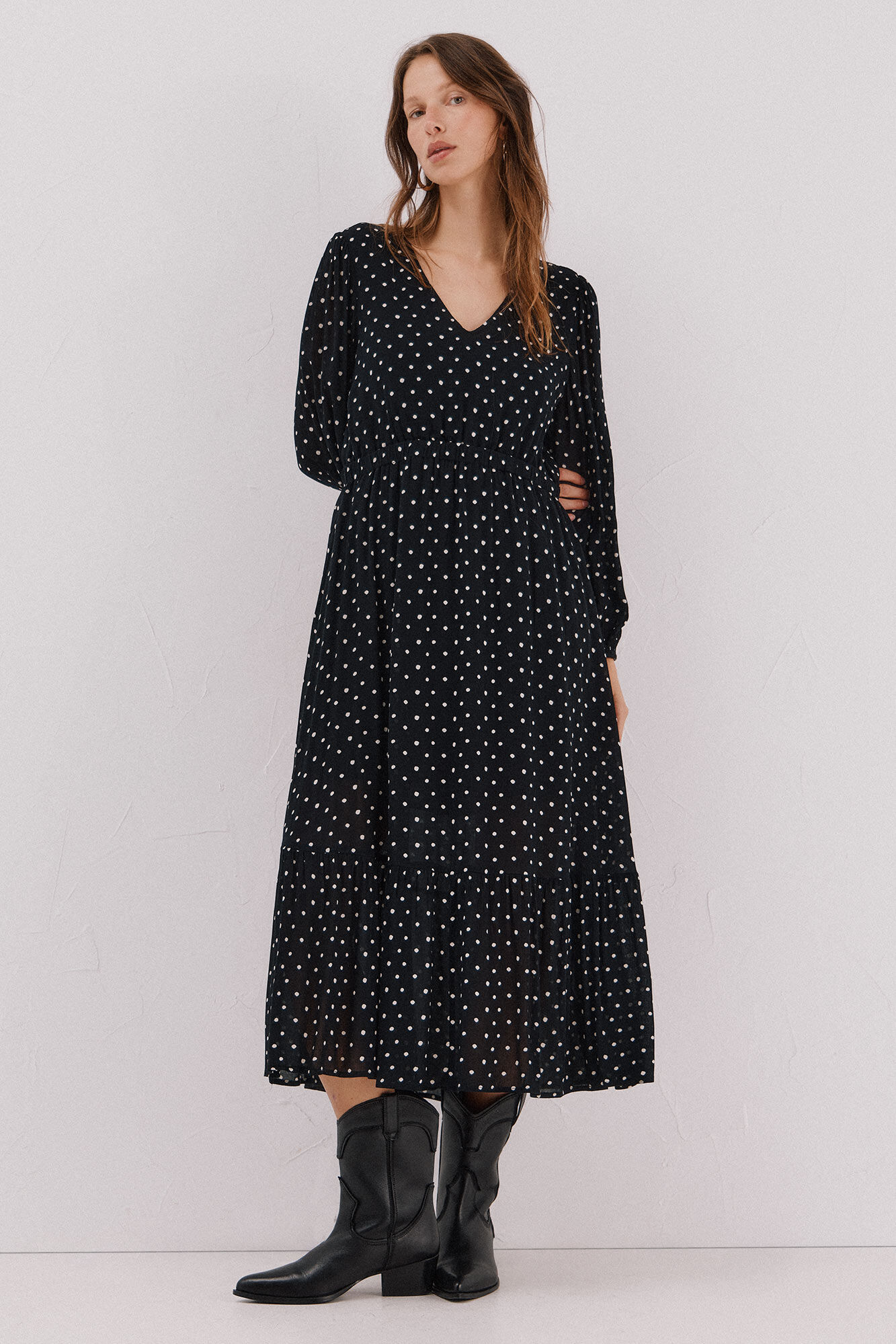 Cortefiel Vestido estampado