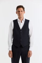 Cortefiel Navy plain faux gilet Navy