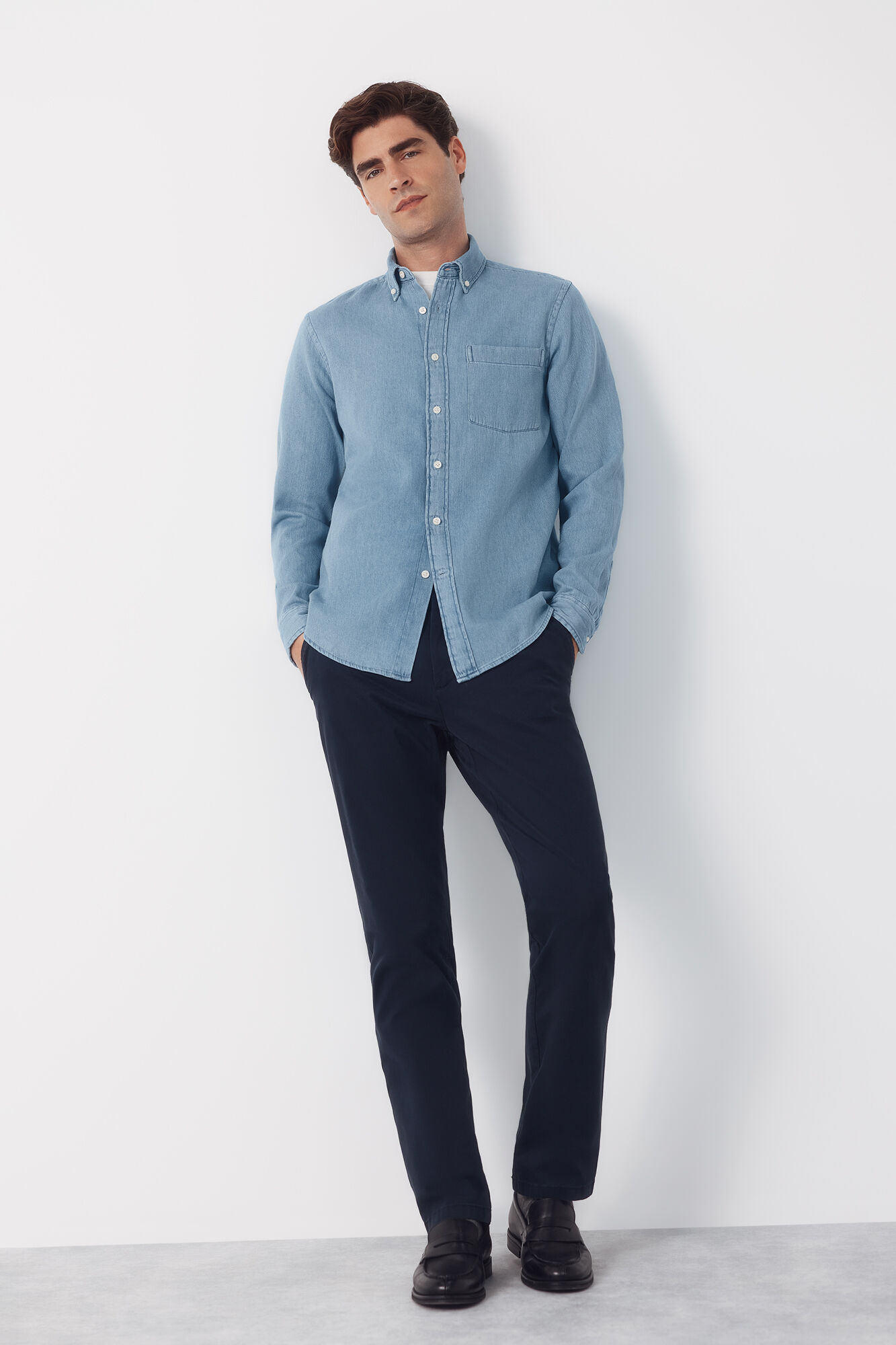 Cortefiel Camisa denim