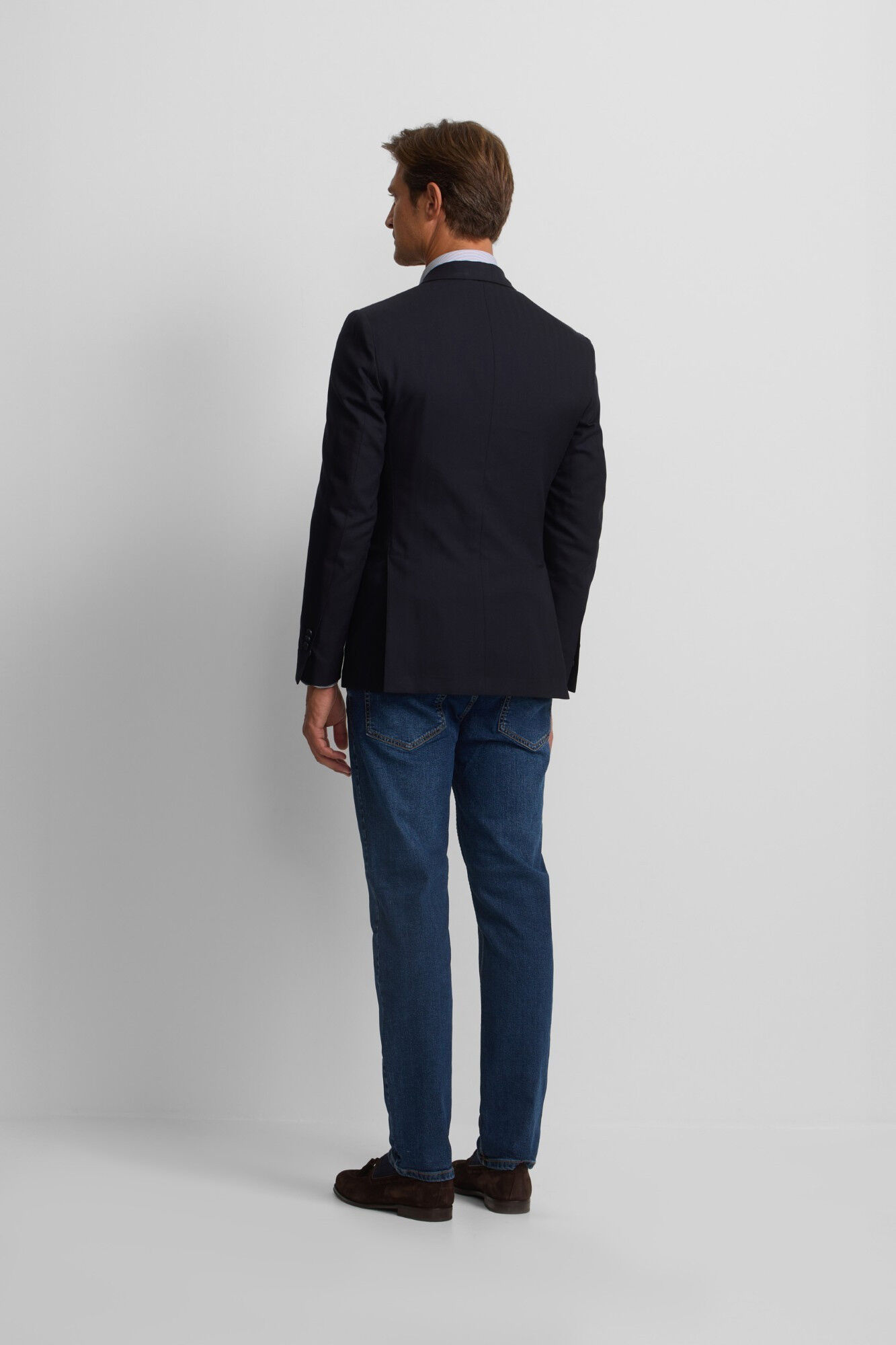 Silbon Herringbone Navy