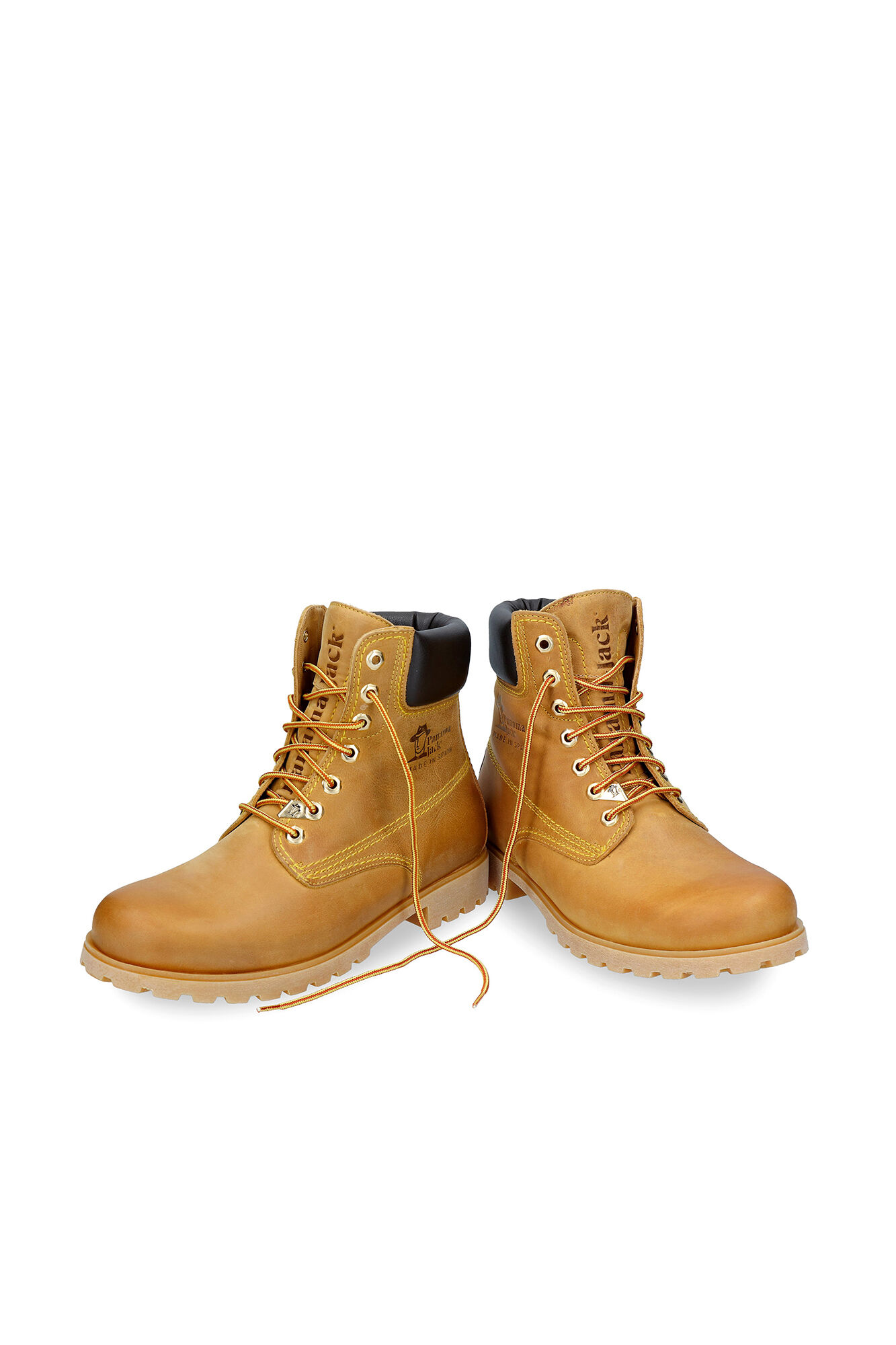 Panama Jack Men's nappa leather boots Yellow