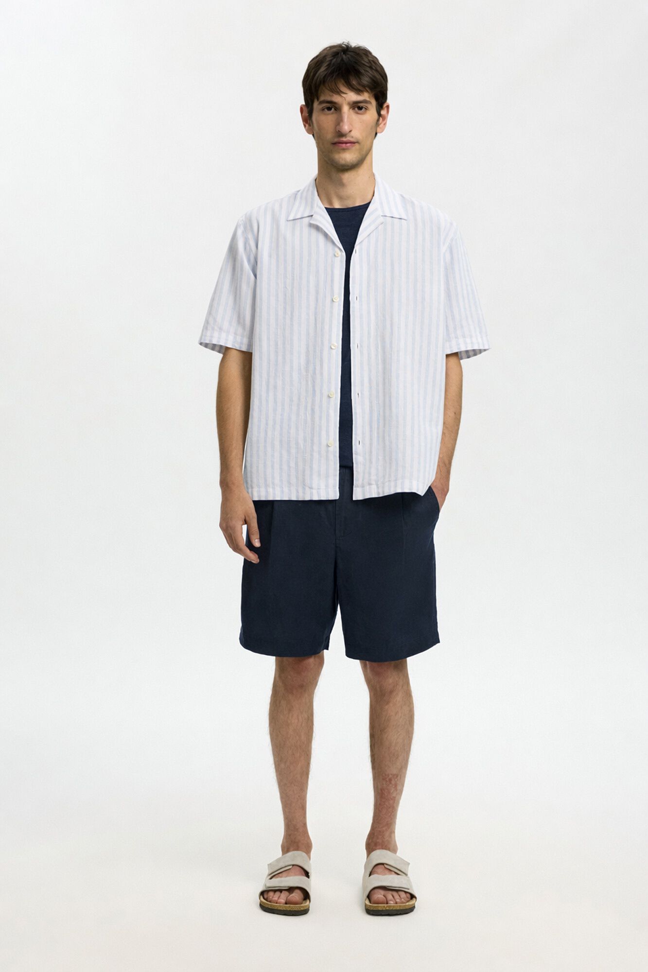 Selected Linen short trousers