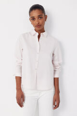 Cortefiel Poplin shirt Pink