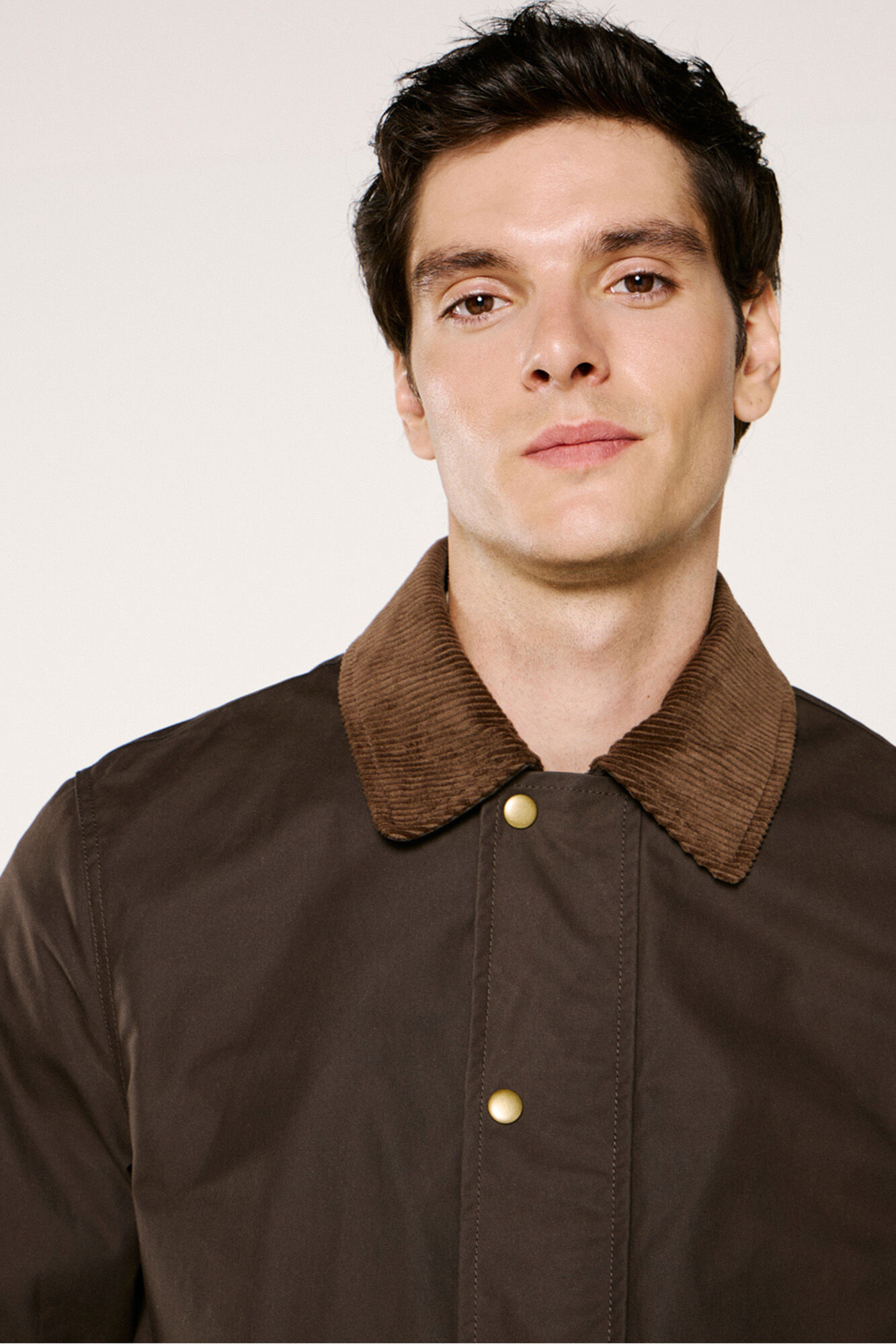 Selected Waxed cotton jacket