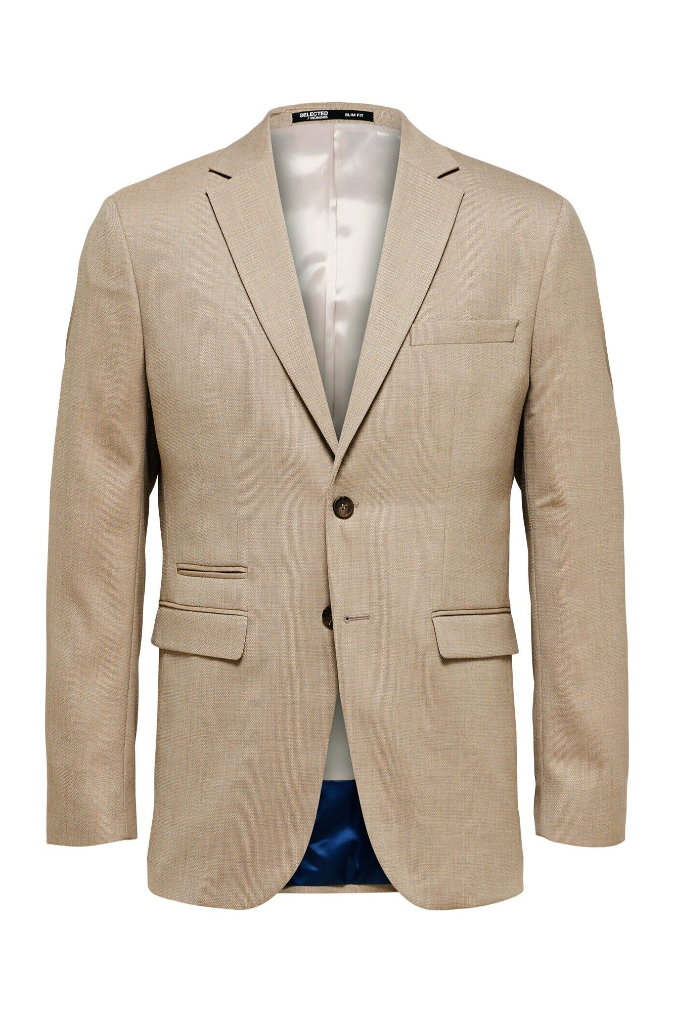 Selected Blazer Slim Fit Castanho