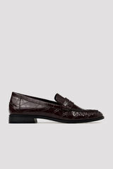 Cortefiel Textured loafers Brown