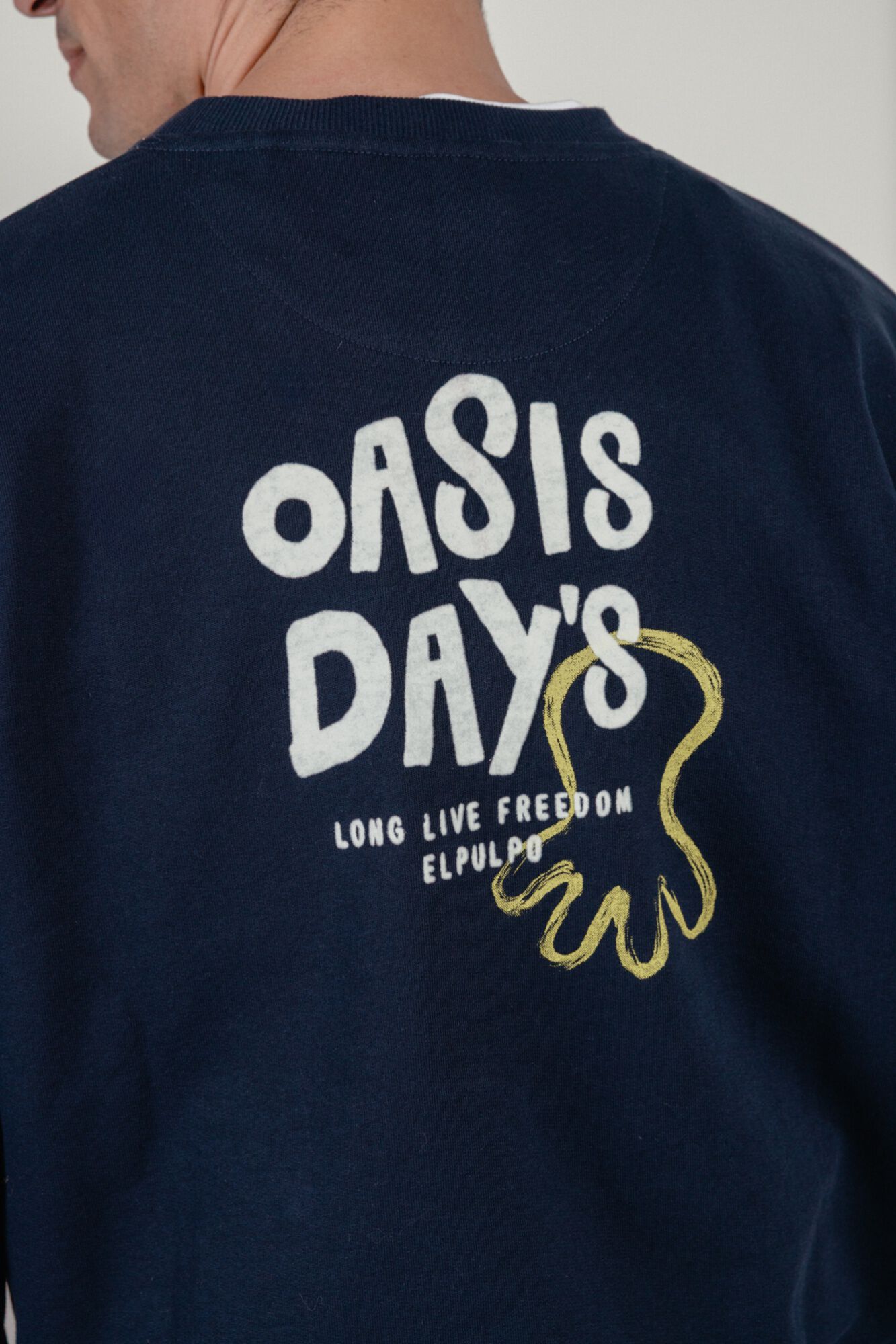 elPulpo Crew neck sweatshirt Navy