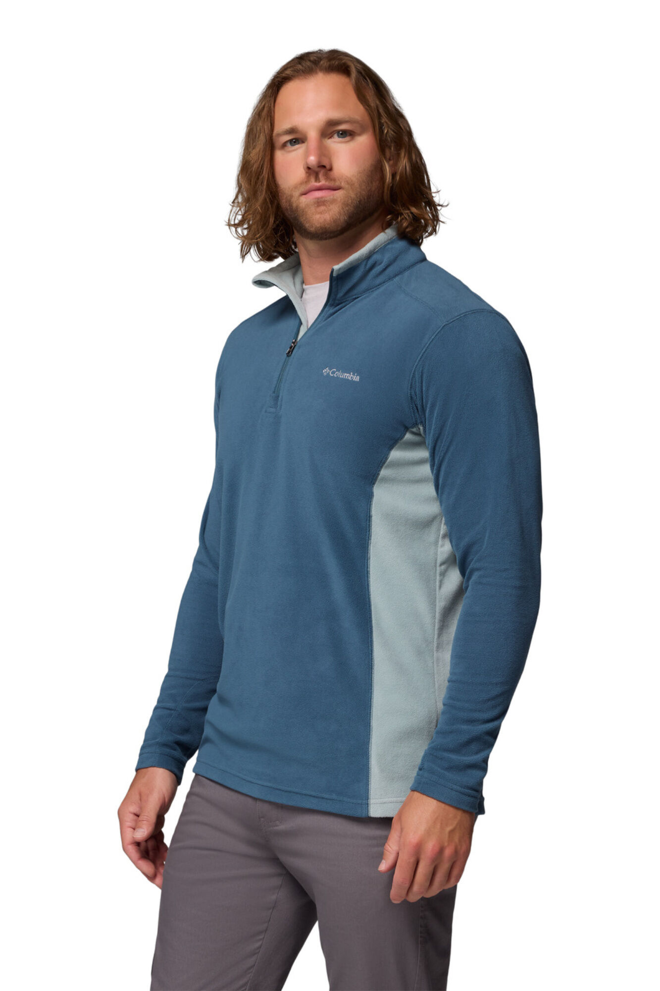 Columbia Forro polar com meio fecho-&eacute;clair Klamath Range&trade; II Azul