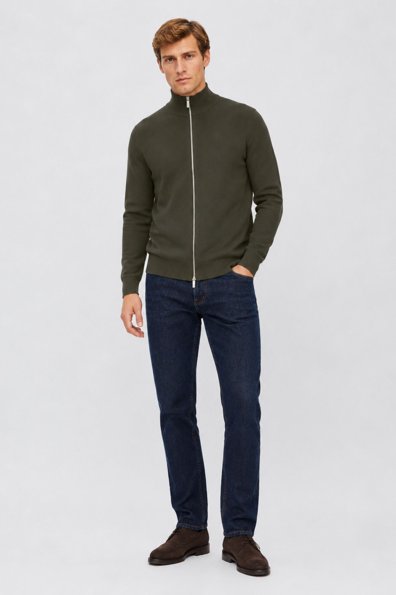 Selected 100% cotton cardigan
