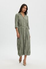 Selected Printed long dress Green