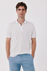 Cortefiel COOLMAX&reg; piqu&eacute; polo shirt White