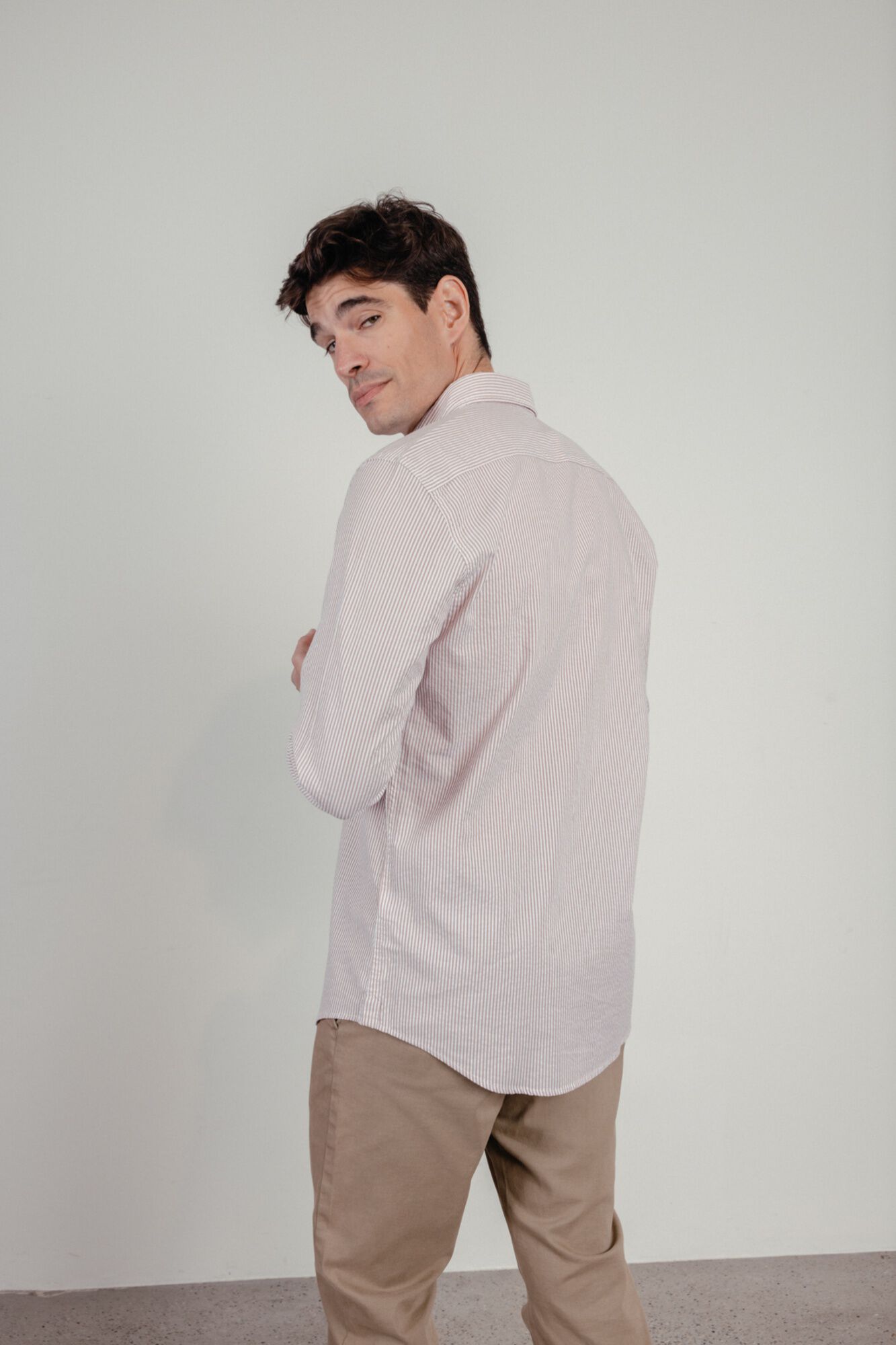 elPulpo Poplin casual shirt Nude