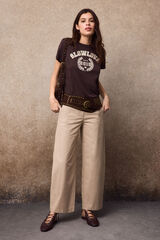 Slowlove Cal&ccedil;a corte barrel Castanho