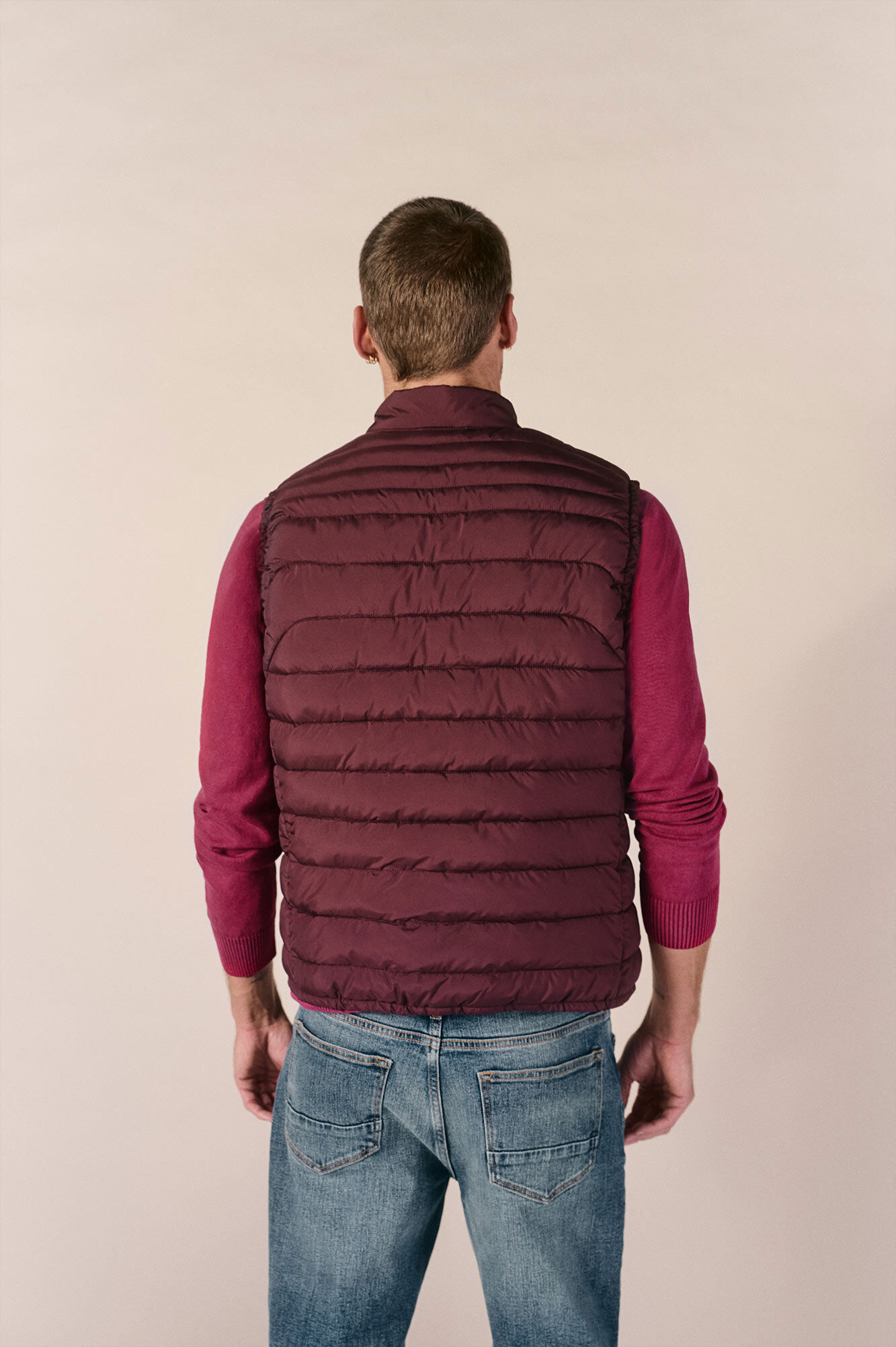 OOTO Ultralight puffer gilet Maroon