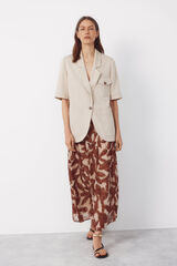 Cortefiel American style short sleeve Beige