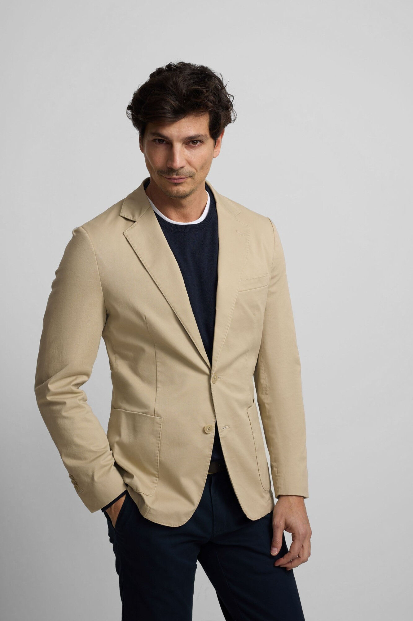 Silbon Casual blazer Beige