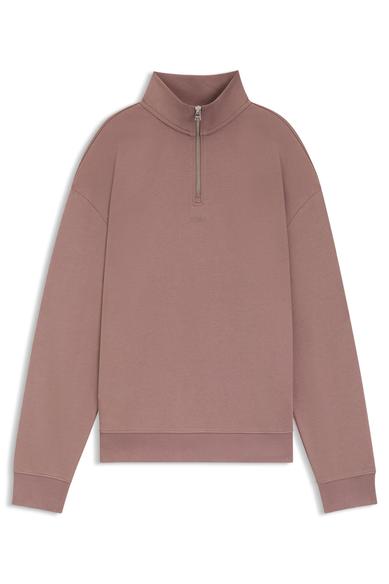 HUGO Sweatshirt with zip fastening Pink