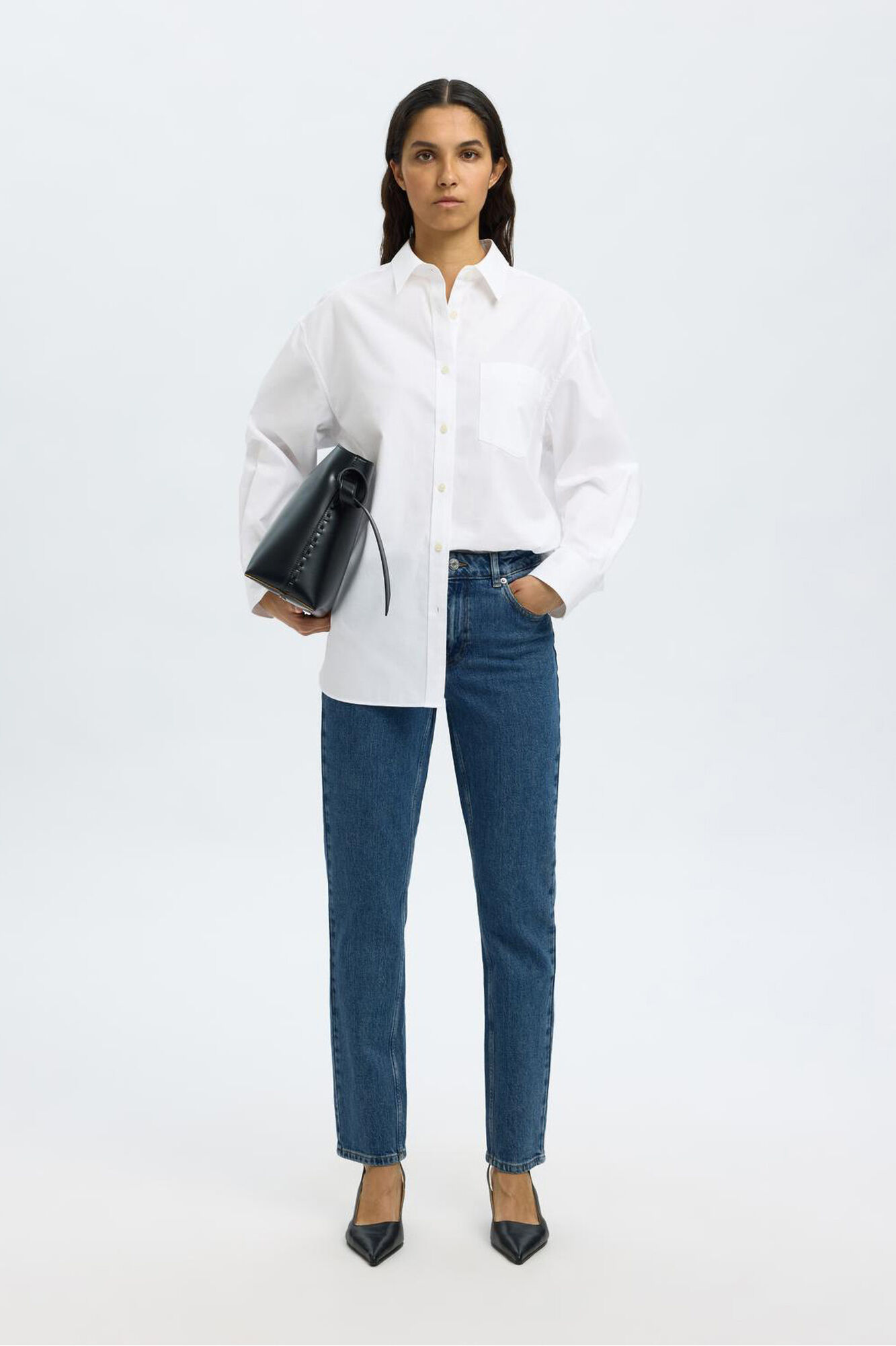 Selected Cal&ccedil;a jeans Slim Fit. Azul