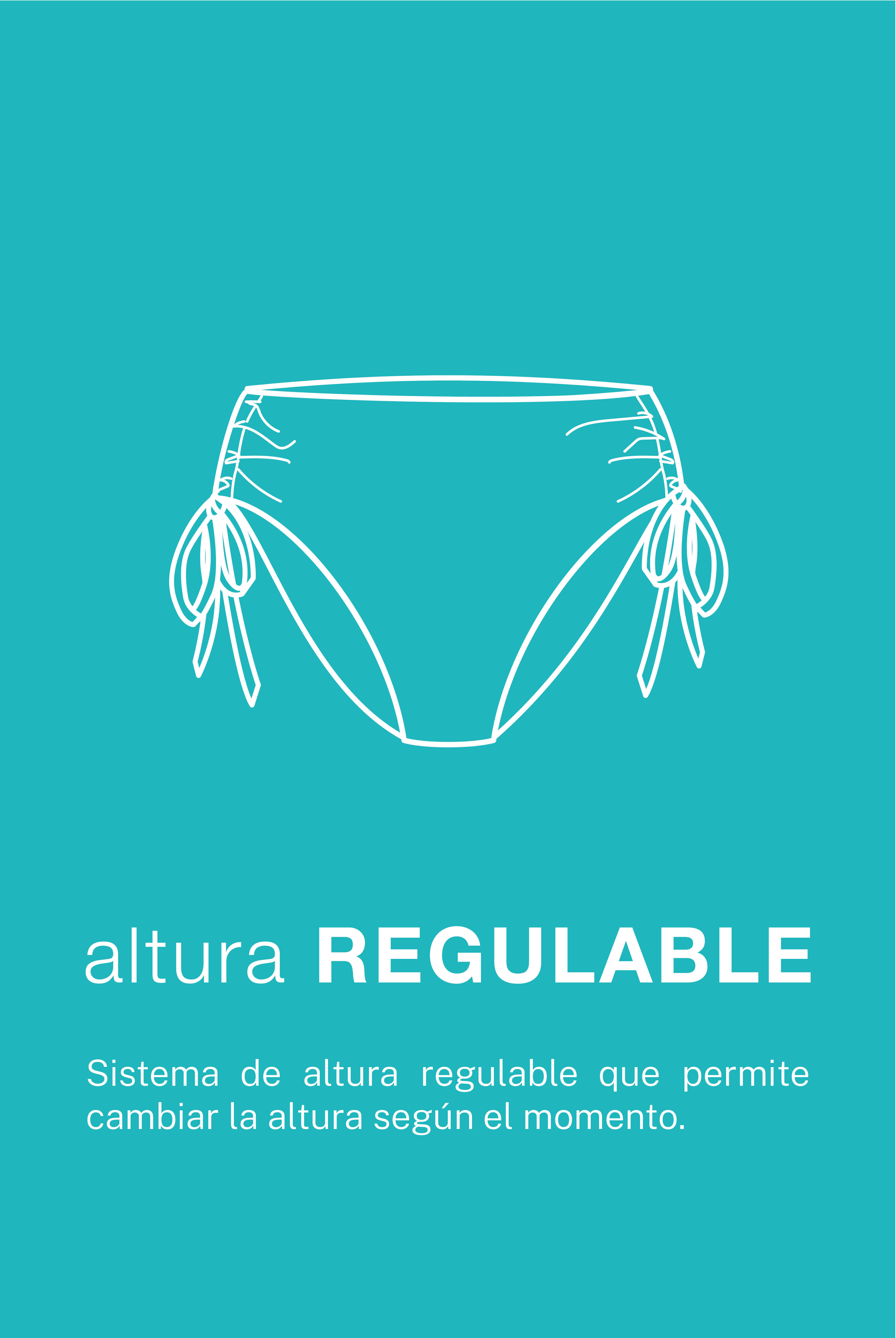 Cortefiel Bikini briefs with side laces. Printed orange