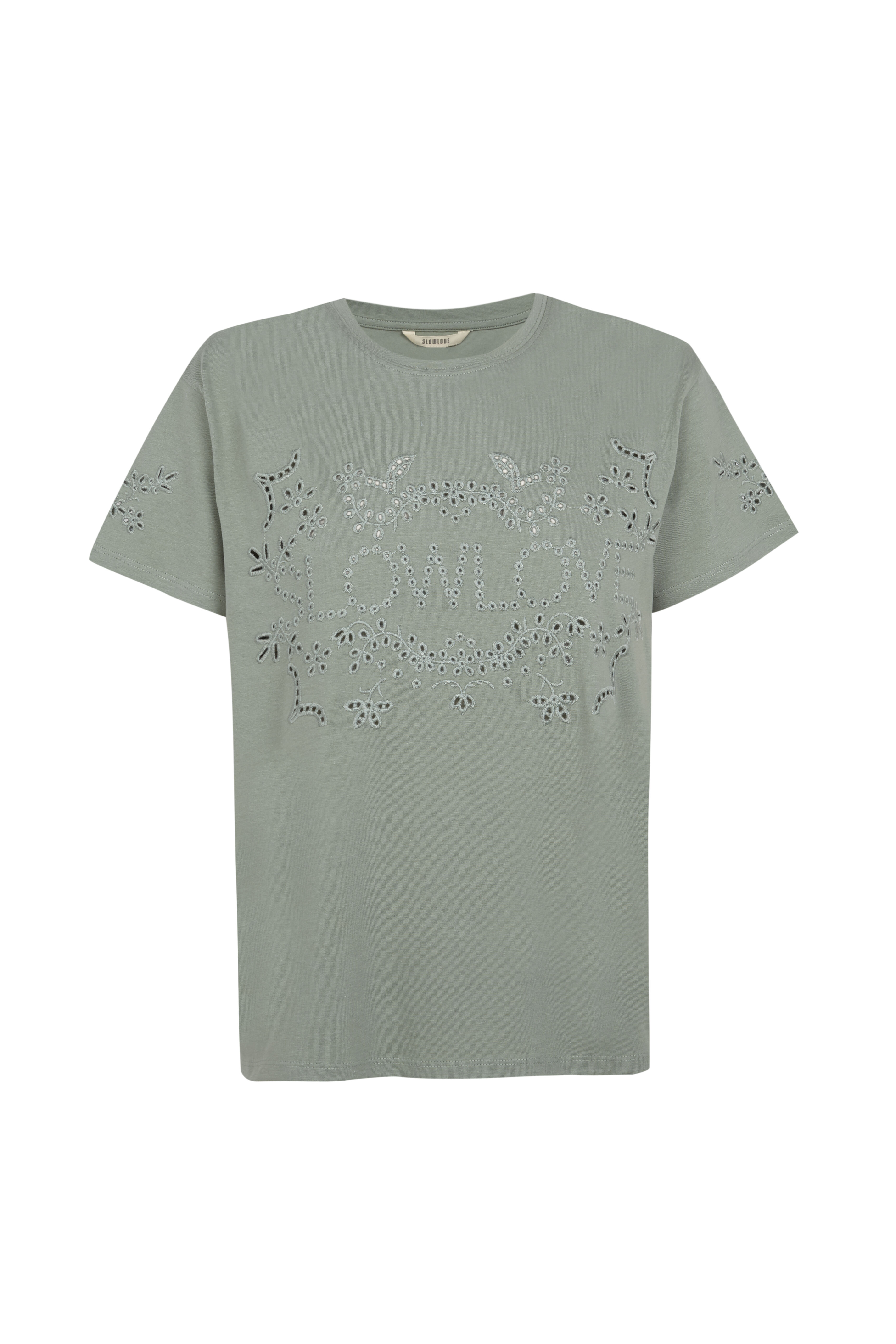 Slowlove Camiseta bordado Verde