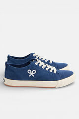 Silbon Canvas classic sneaker Navy